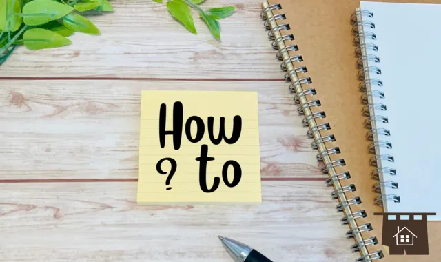 メモ帳に書かれたHow to?の文字