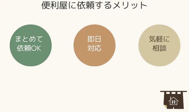 便利屋に依頼するメリット